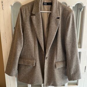 Zara Women's brownish Blazer